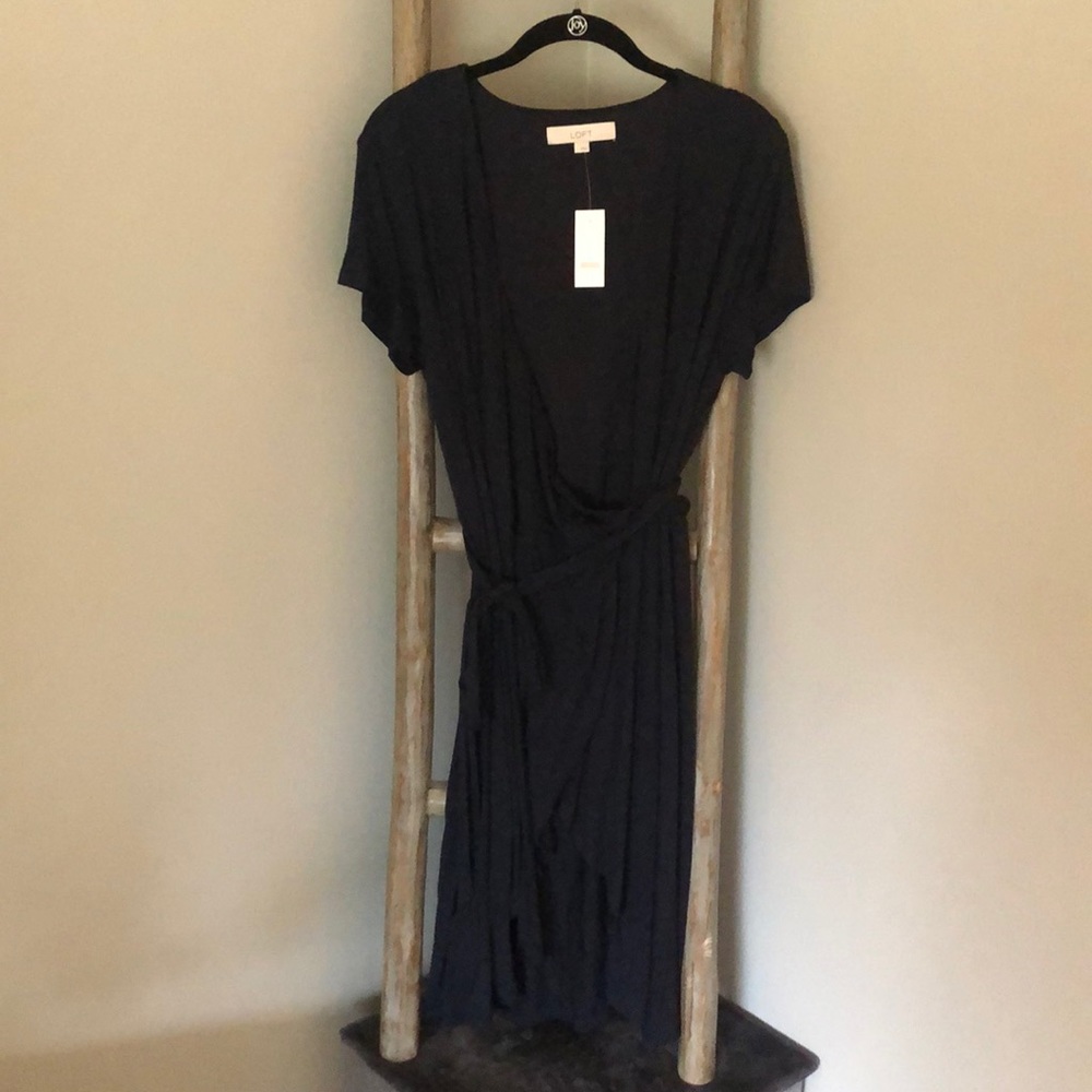 NWT Loft wrap dress, size L